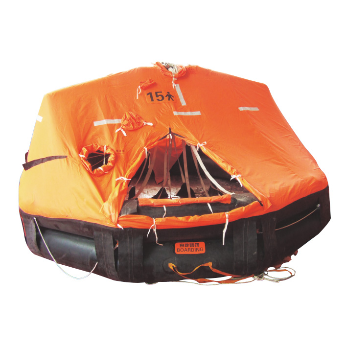 DAVIT-LAUNCHIED TYPE INFLATABLE LIFERAFT TYPE D